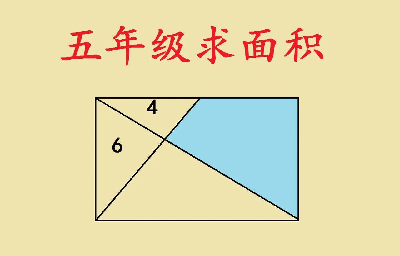 五年级求面积，奥数题
