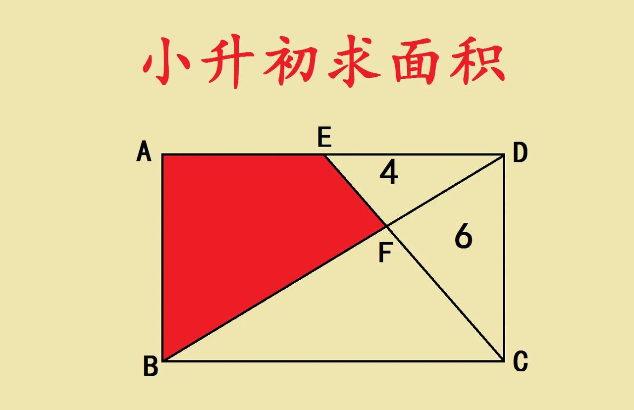 这是一道小升初求阴影