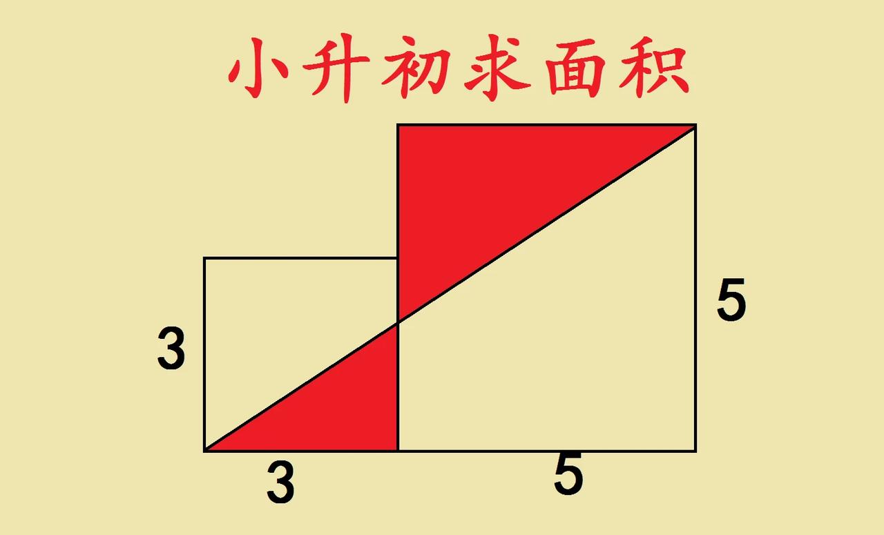小升初几何求面积，两