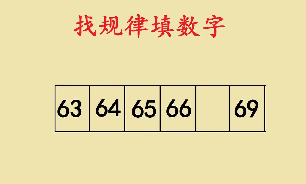 小学找规律，就问你脑