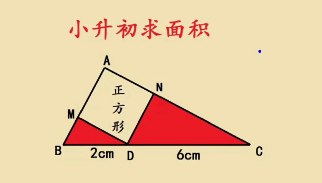 这是一道小升初求面积