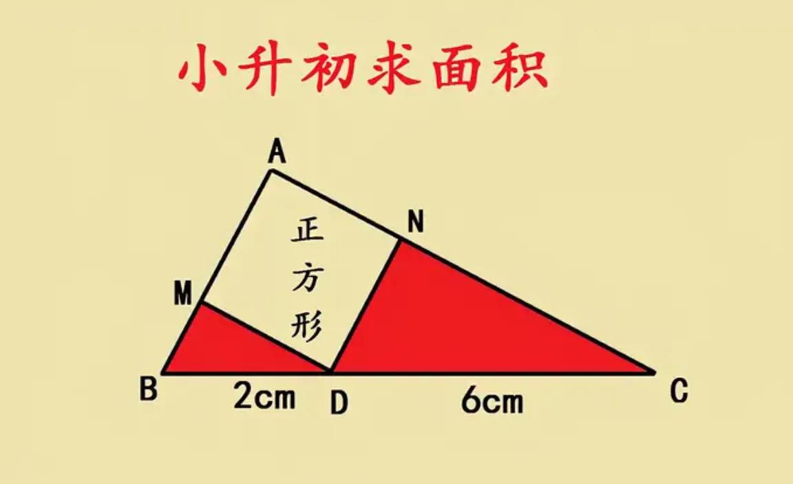 这是一道小升初求面积