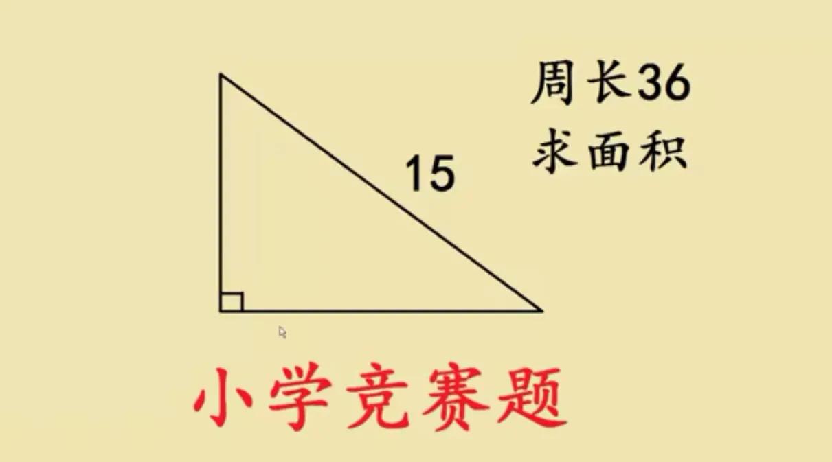 这是一道华罗庚杯小学