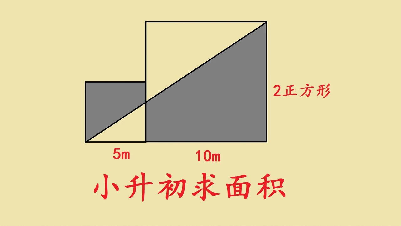 这是一道小升初求面积
