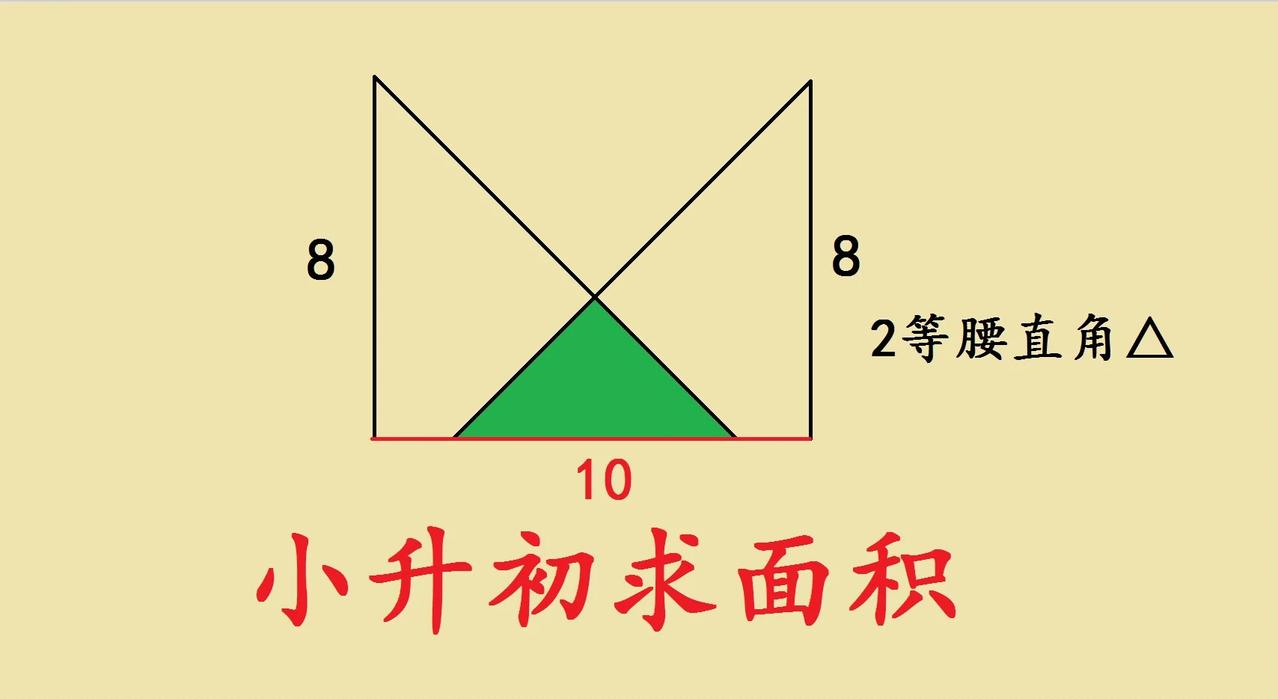 一道小升初几何题，考