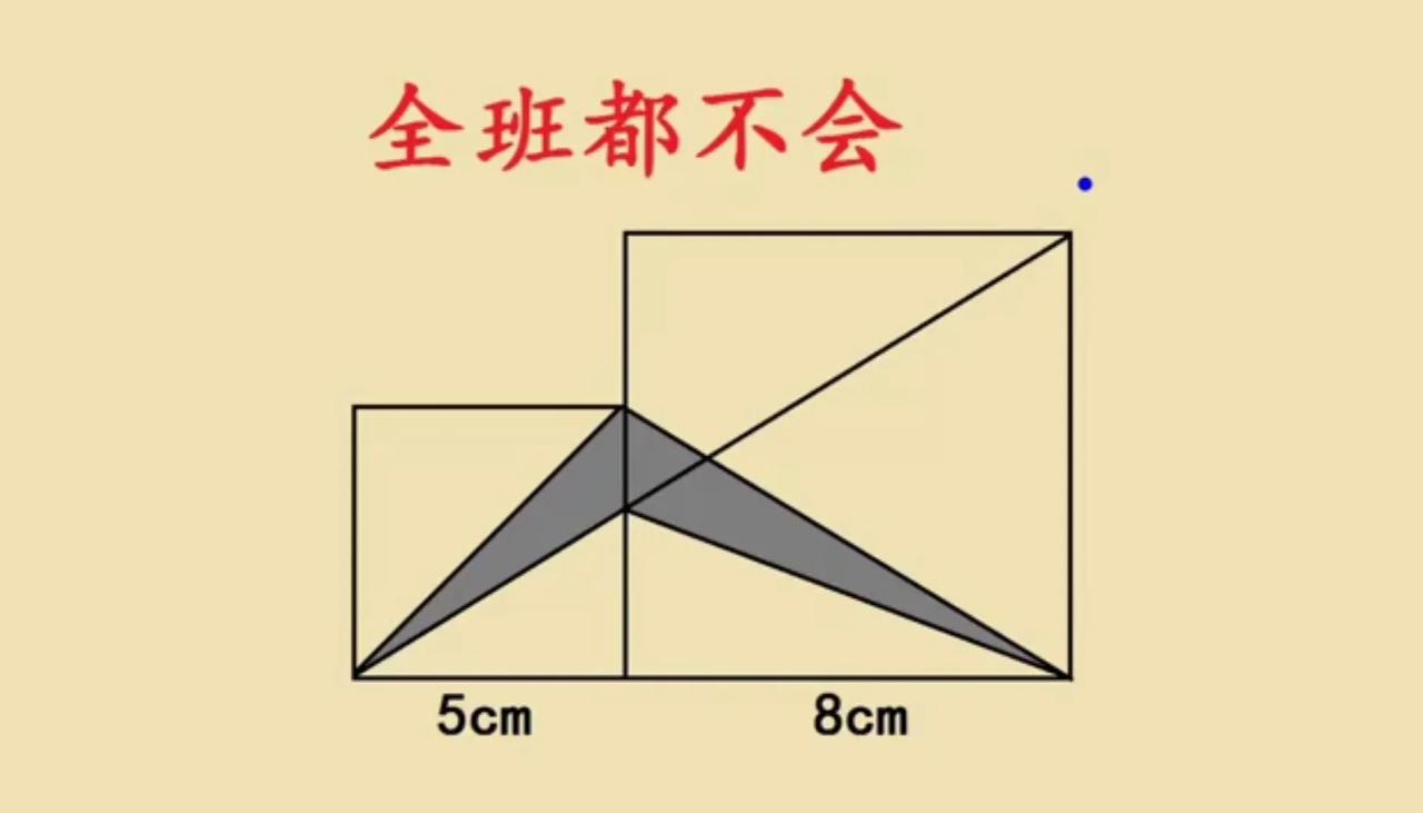 全班都不会的小学几何