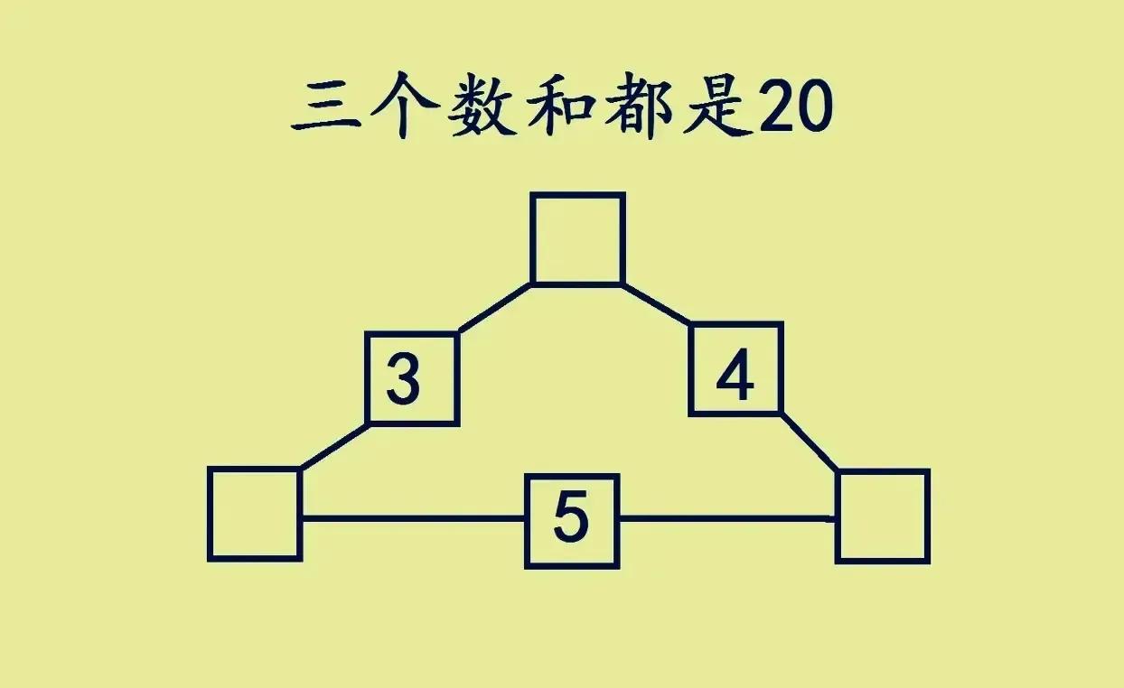 一道难住家长的三年级